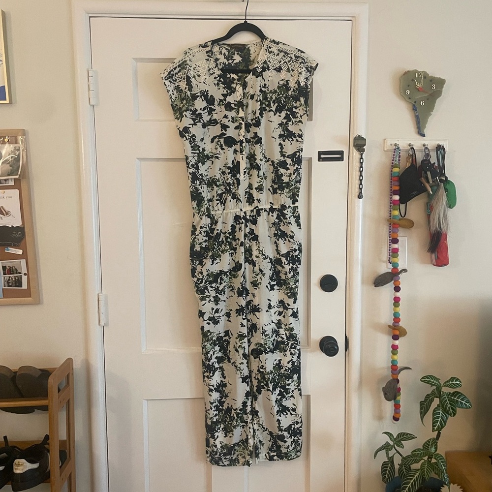 Ranna GiLL (Anthropologie) embroidered jumpsuit